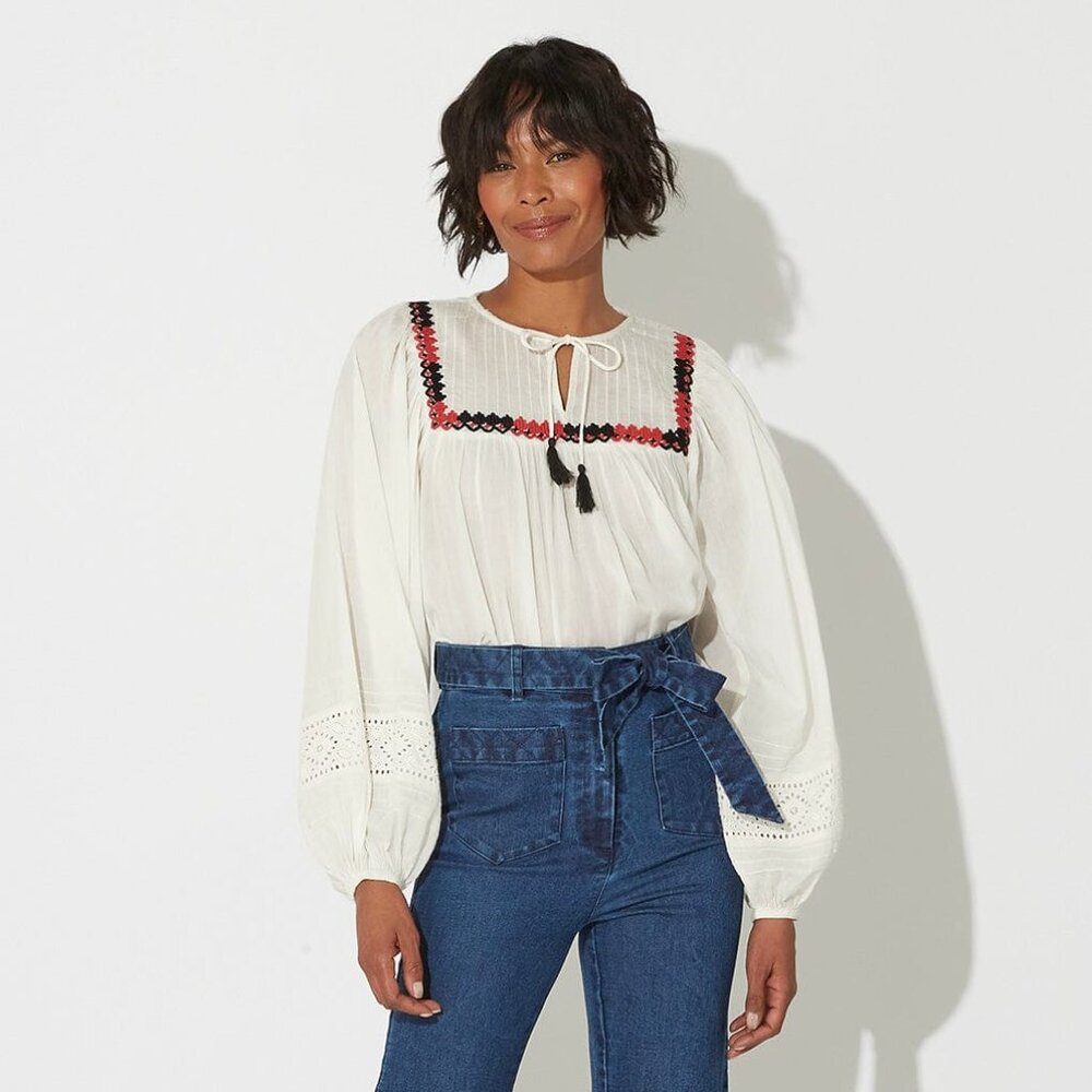 Lena Blouse | Ivory